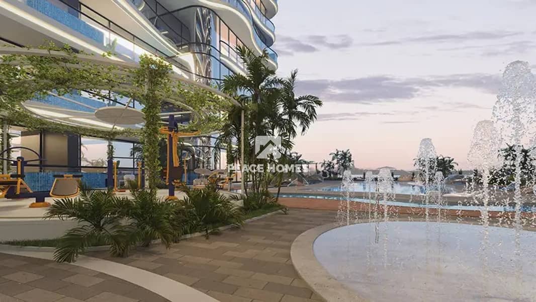 Apartamento de 2 dormitorios en Majan, UAE No. 16378