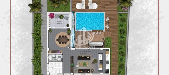 Villa 3+1 em Alanya, Turkey N.º 10748 4