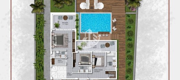 Villa 3+1 em Alanya, Turkey N.º 10748 3