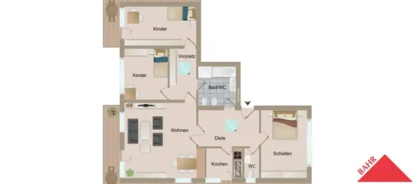 3 Schlafzimmer Wohnung in Böblingen, Germany, Nr. 65091 6