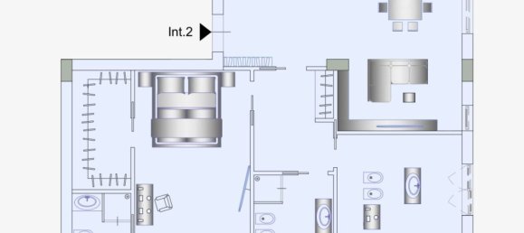 3 rooms Apartment in Naples, Italy No. 93139 8