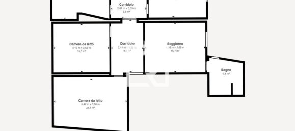 Квартира с 3 спальнями в Форли, Италия № 330154 29