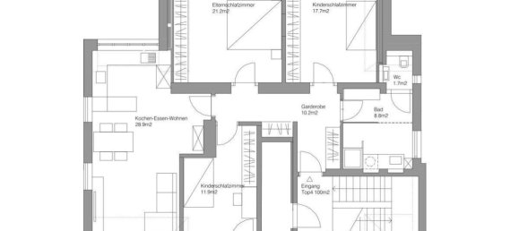 4 rooms Apartment in Innsbruck-Stadt, Austria No. 110559 13