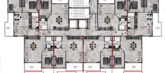 3 rooms Apartment in Mahmutlar, Turkey No. 27851 16