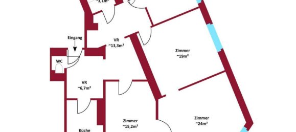 4-Zimmer Wohnung in Margareten, Austria, Nr. 157401 11