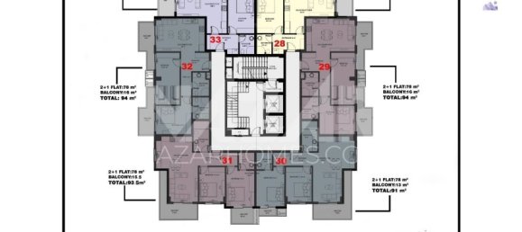 شقة 1+1 في Alanya, Turkey رقم 14358 15