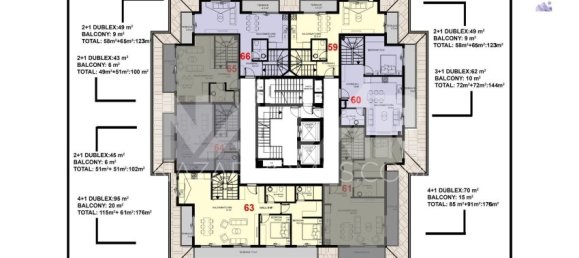 شقة 1+1 في Alanya, Turkey رقم 14358 13