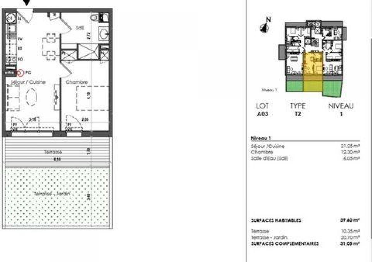 Studio in the Condo in Combloux, France No. 31338