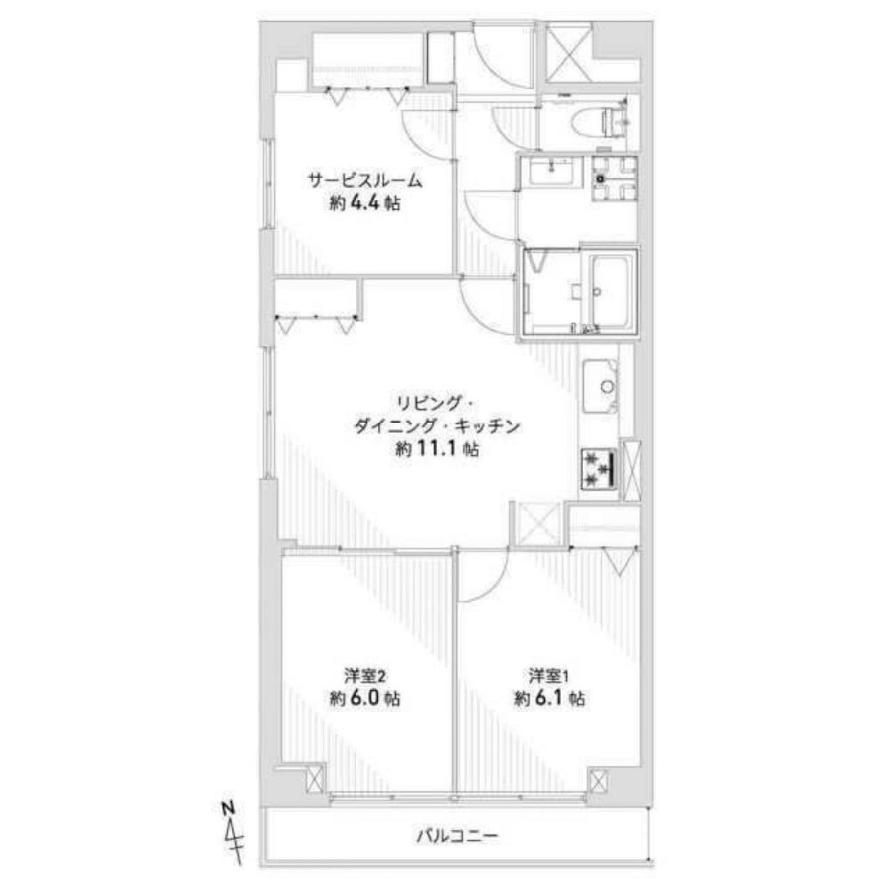 2 bedrooms Apartment in Kosaka, Japan No. 5335