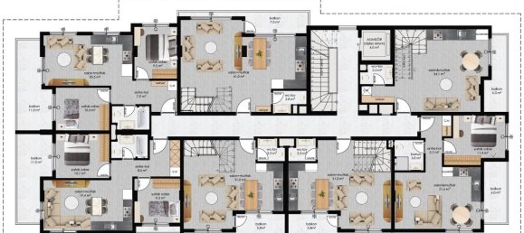 2 rooms Apartment in Alanya, Turkey No. 29875 26