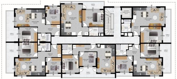 2 rooms Apartment in Alanya, Turkey No. 29875 25