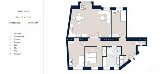 4 rooms Apartment in Mariahilf, Austria No. 219491 17