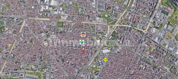 Квартира с 1 спальней в Турин, Италия № 10398 7