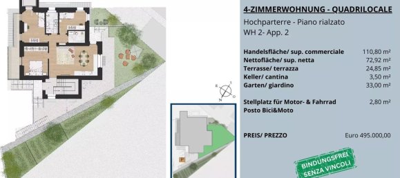 Пентхаус с 4 комнатами в Трентино Альто Адидже, Италия № 220178 31