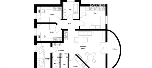 3 غرف نوم شقة في Rhein-Neckar-Kreis, Germany رقم 41797 33