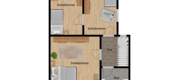 Таунхаус с 6 комнатами в Хайнсберг, Германия № 42982 24