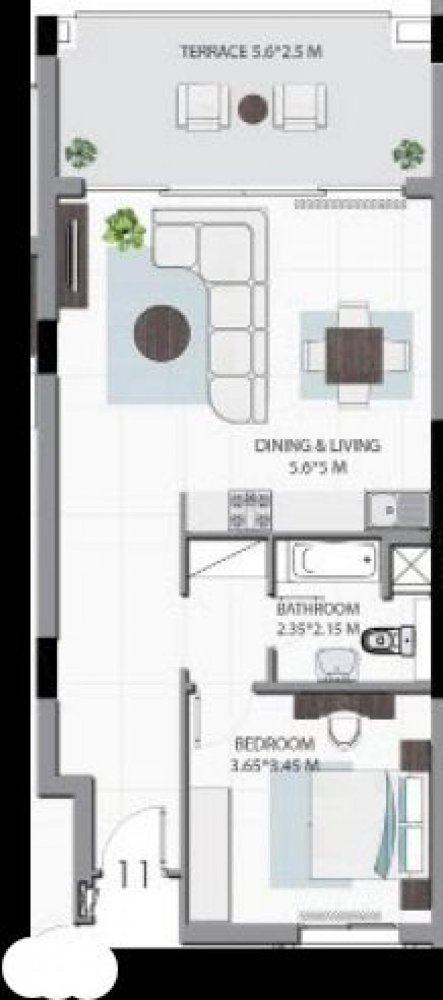 Studio in the Condo in Red Sea, Egypt No. 2230