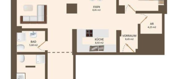 4-salle Appartement à Alsergrund, Austria No. 50451 21