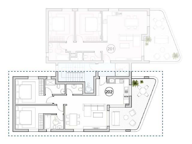 Apartamento de 2 dormitorios en Agios Athanasios, Cyprus No. 1387