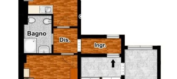 2 rooms Apartment in Milan, Italy No. 305215 9