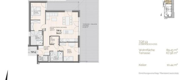 3 rooms Apartment in Tiefgraben, Austria No. 210802 6