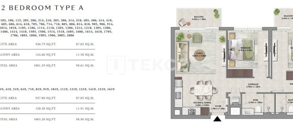 3 chambres appartement à vendre à Dubai Hills Estate, Dubai, UAE № 113460 13