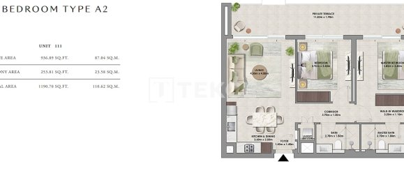 3 chambres appartement à vendre à Dubai Hills Estate, Dubai, UAE № 113460 15