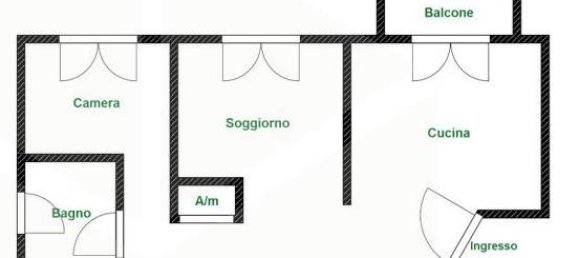 Apartamento de 2 divisões em Rome, Italy N.º 24542 24