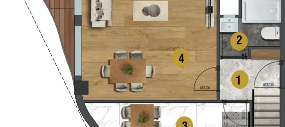 Apartment 2+1 in Mugla, Turkey No. 33319 4