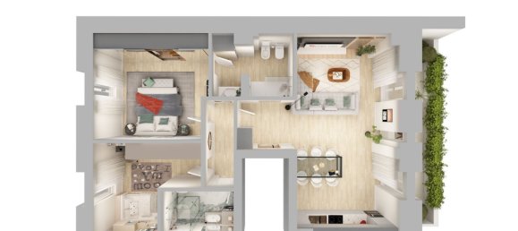 3 rooms Apartment in Milan, Italy No. 248028 35