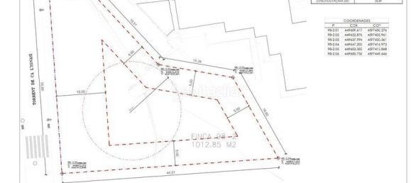 قطعة أرض في Cabrera de Mar, Spain 1013متر مربع رقم 114605 3