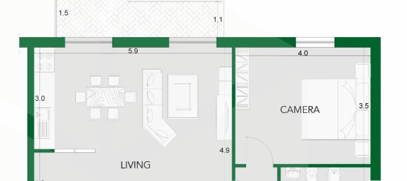 2 rooms Apartment in Ciampino, Italy No. 24904 19