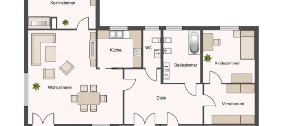 4 Schlafzimmer Wohnung in Nordsachsen, Germany, Nr. 343859 3