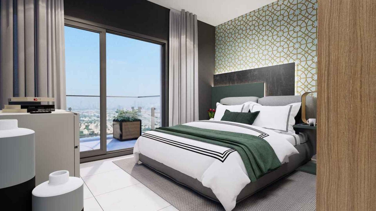 Apartamento T1 em TRANQUIL WELLNESS RESIDENCES, Jumeirah Village Triangle, UAE N.º 61306