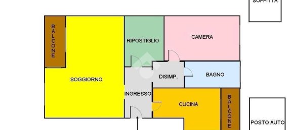 Apartamento de 1 dormitorio en Rome, Italy No. 262502 17