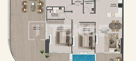 3 dormitorios ático en venta en Majan, Dubai, UAE № 187026 16