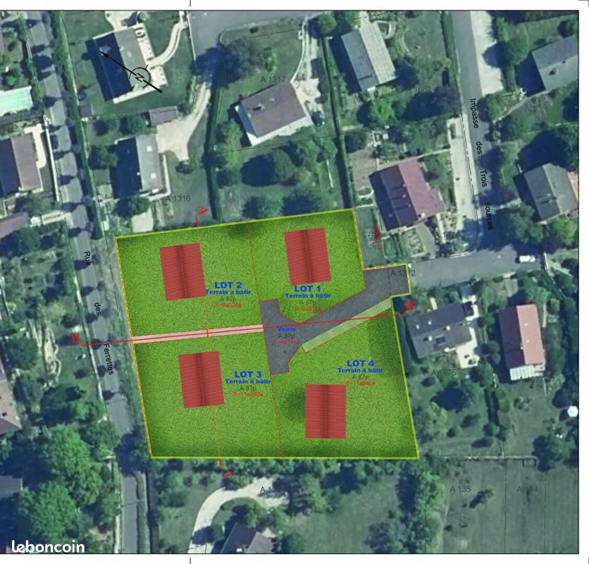 Земельный участок 932м² в Мален, Франция № 323635