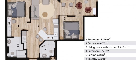 Condominio de 2 dormitorios en California Rawai Rawai, Thailand No. 30623 10