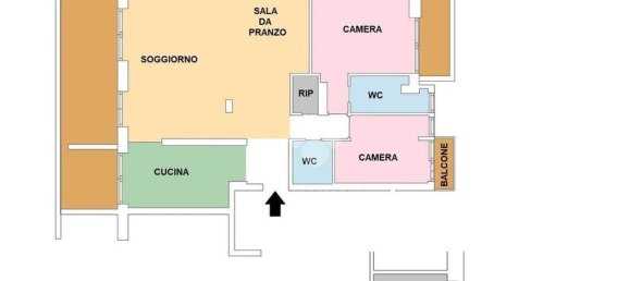 2 غرف نوم بانتهاوس في Rome, Italy رقم 334935 49