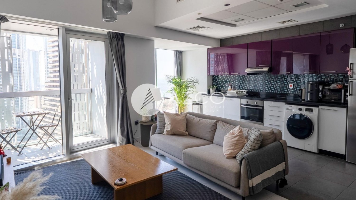 Apartamento de 1 dormitorio en Dubai Marina, UAE No. 65672