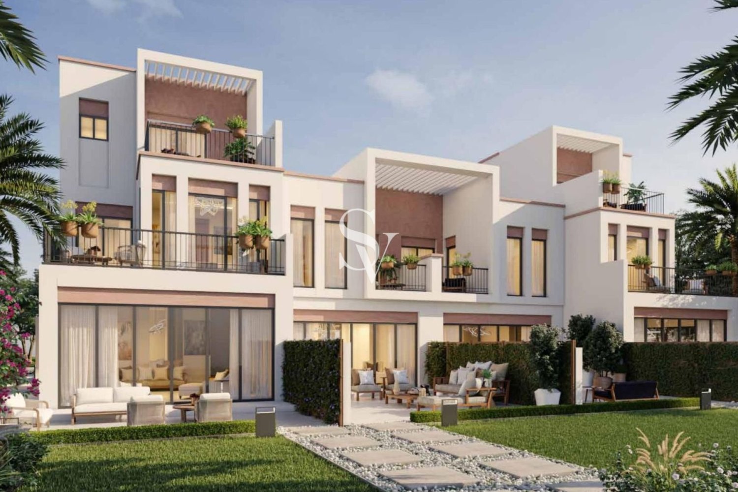 Casa geminada T4 em Damac Lagoons, UAE N.º 189800