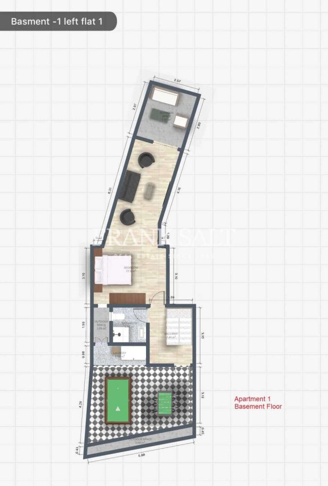 Квартира с 4 спальнями в Зуррик, Мальта № 1867