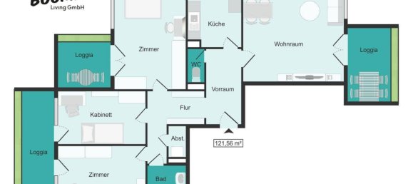 4 rooms Apartment in Hietzing, Austria No. 215584 16