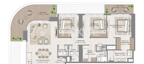 4 bedrooms Apartment in Dubai Harbour, UAE No. 43700 11