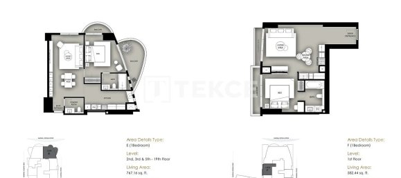 2 dormitorios apartamento en venta en Dubai Marina, Dubai, UAE № 111314 28
