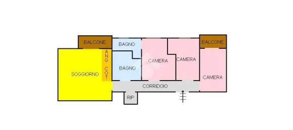 3 rooms Apartment in Naples, Italy No. 15519 19