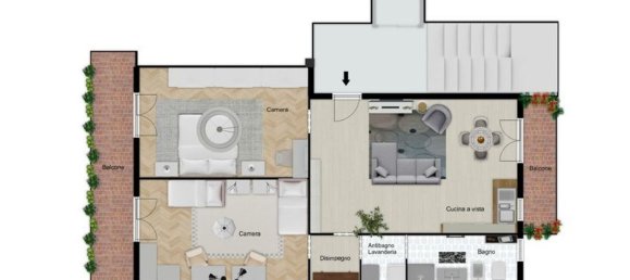 Apartamento de 3 habitaciónes en Milan, Italy No. 336877 39