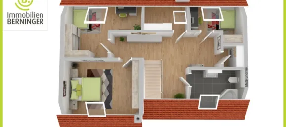 4غرفة منزل في Darmstadt-Dieburg, Germany رقم 182228 23