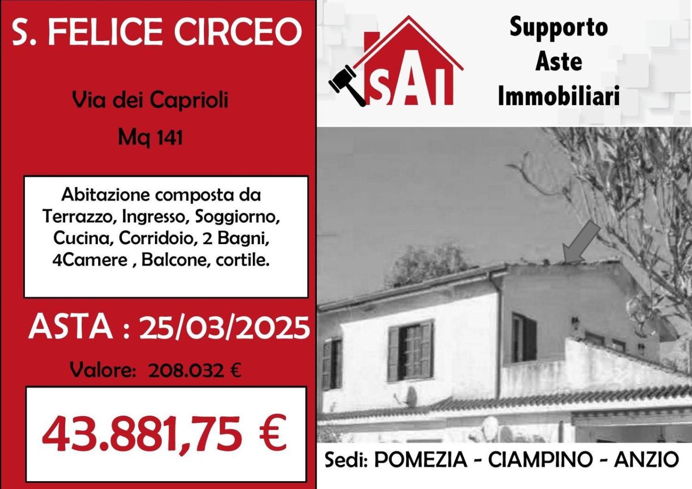 6 rooms Apartment in San Felice Circeo, Italy No. 98623