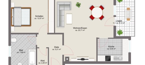 2-salle Appartement à Augsburg, Germany No. 292004 10